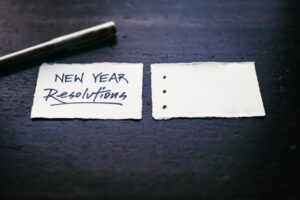 new year's resolutions